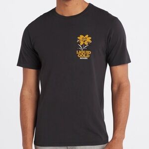 ROARK LIQUID GOLD GRAPHIC TEE BLACK - XXL